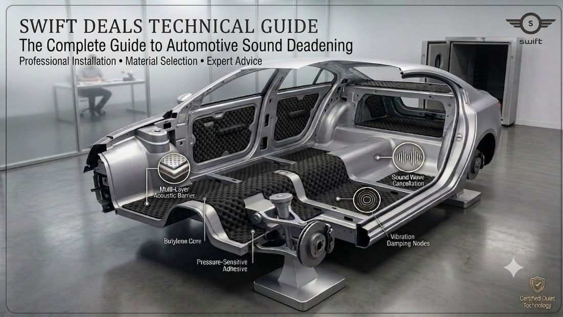 How to Choose the Right Automotive Sound Deadening Material for Your Vehicle