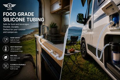 Food Grade Silicone Tubing | BPA Free | 8mm & 12mm ID | 4WD and Campervan, Hydration & Off-Grid Water Systems