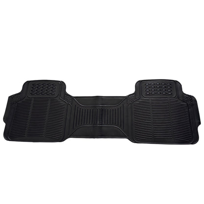 Universal All-Weather 4 Piece Rubber Car Floor Mat Set