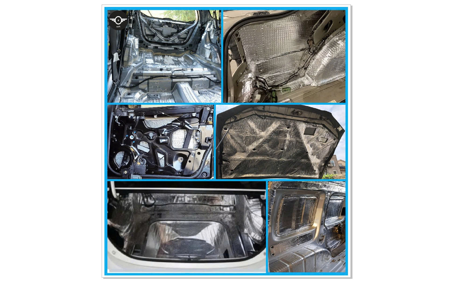 10mm Automotive Sound Deadener – Premium Noise & Heat Insulation
