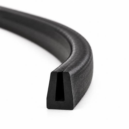 4mm Rubber Edge Trim – Suits 1mm–2.5mm Panel Thickness — clean product view on white background