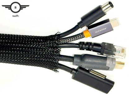 Soft Braided Expandable PET Sleeve Cable Wire Protector