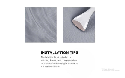 Premium Flat Knit Foam-Backed Automotive Headliner Fabric